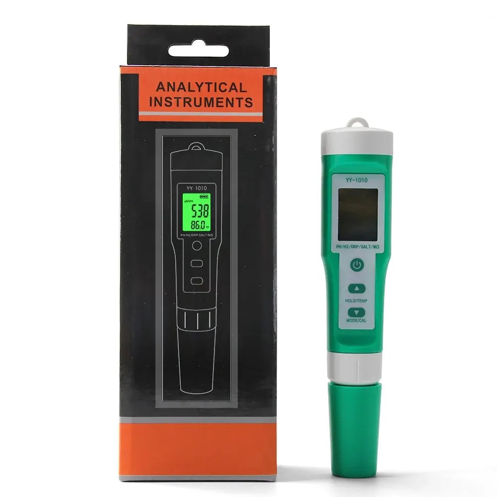 Yieryi 7-in-1 Water Quality Tester – pH, TDS, EC, ORP, Temp, Salinity