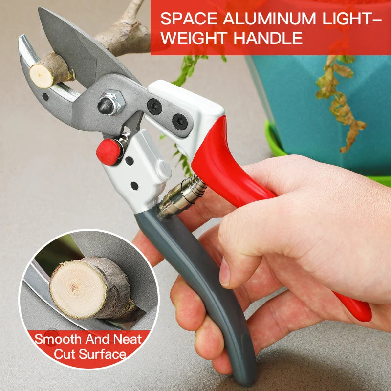 AIRAJ Bypass Pruning Shears – Sharp Garden Clippers for Trees & Bonsai