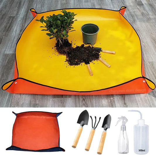 Waterproof Foldable Garden Potting Mat – Reusable Planting Pad