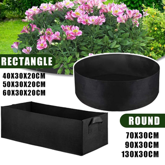 Felt Raised Garden Bed – Reusable Grow Bags for Plants & Vegetables