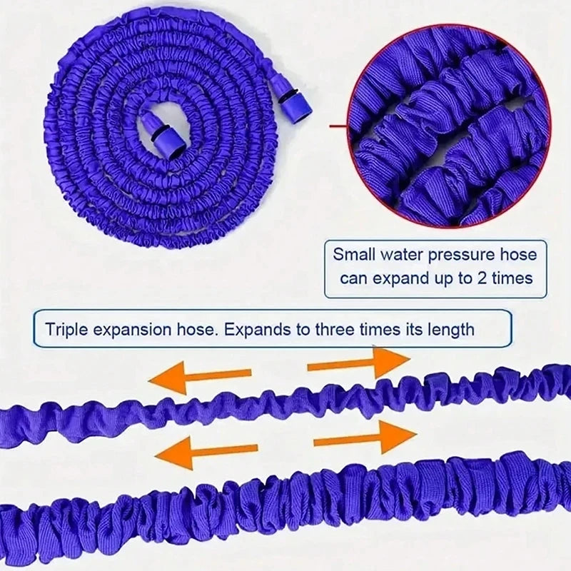 Expandable High-Pressure Garden Hose – Car Wash & Watering Pipe