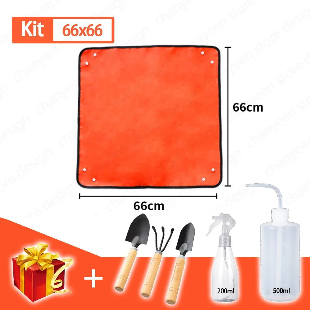 Waterproof Foldable Garden Potting Mat – Reusable Planting Pad