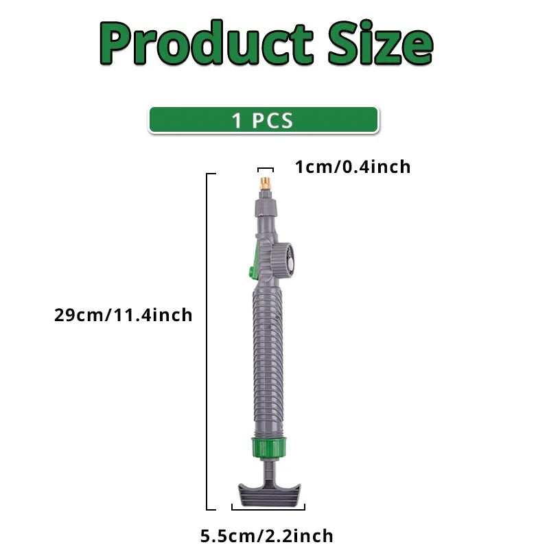 Adjustable Bottle Spray Nozzle – Pressure Watering Can Attachment
