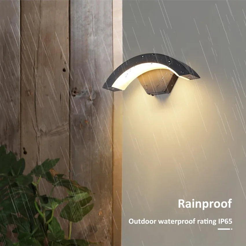 18W Waterproof Outdoor LED Wall Light – Modern Aluminum IP65 Lamp