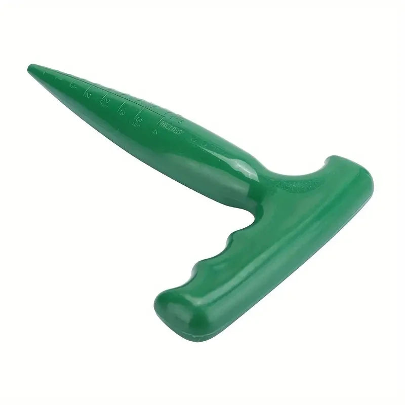 Handheld Garden Hole Puncher with Depth Scale & Seed Dispenser