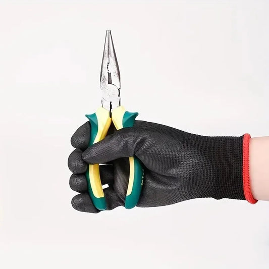 10 Pairs Durable Safety Gloves – Anti-Slip, Wear-Resistant, ESD Protection for Gardening & Woodworking