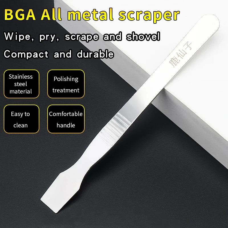 LUXIANZI Ceramic Solder Paste Scraper – Non-Magnetic BGA Repair Tool