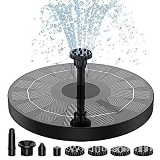 Mini Floating Solar Water Fountain — Outdoor Solar-Powered Pump for Bird Baths, Ponds, Pools & Garden Water Features