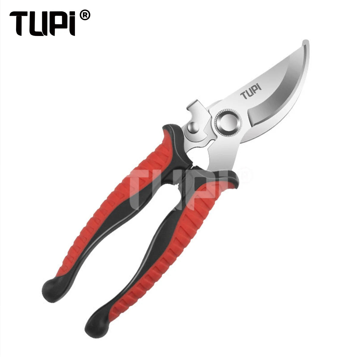 TUPI Bypass Pruning Shears – SK5 Steel Garden Clippers, Non-Slip Grip