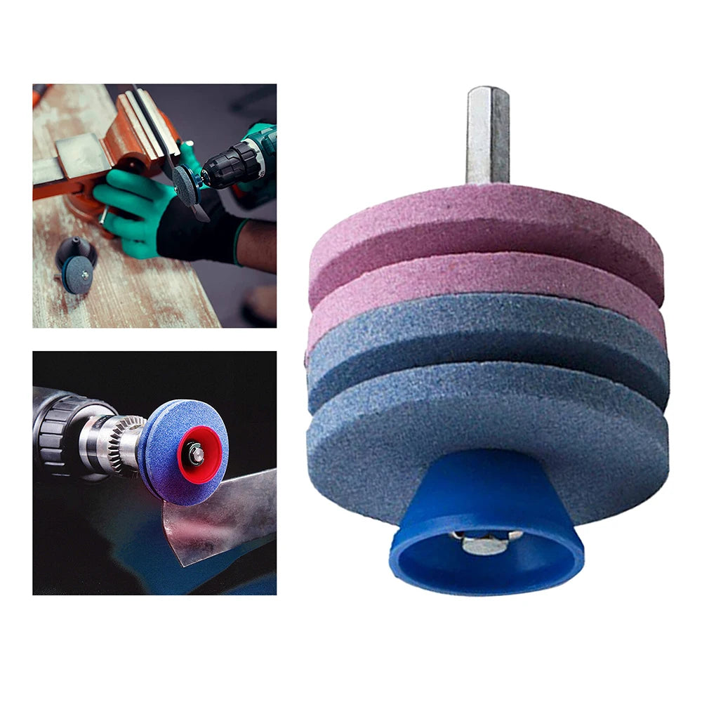 Universal Rotary Lawn Mower Blade Sharpener – Fast Knife Grinder Tool for Drill Cutters & Lawnmowers