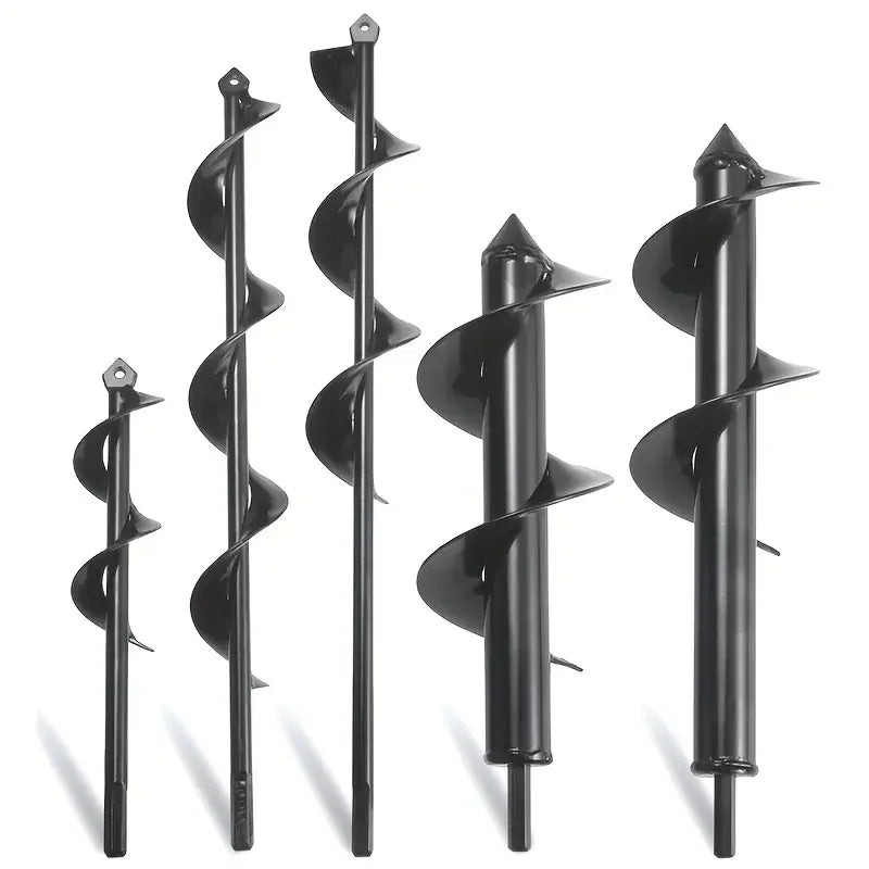 Garden Soil Auger Drill Bit – Handheld Earth Digging Tool for Planting