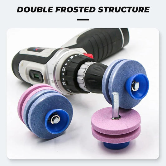 Universal Rotary Blade Sharpener – Drill-Attach Tool for Mower & Tools