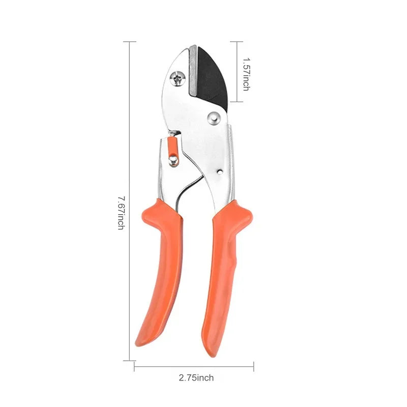 SK5 Steel Garden Pruning Secateurs — Ergonomic Bypass Shears for Trees, Bushes & Branches (20mm Cut Capacity)
