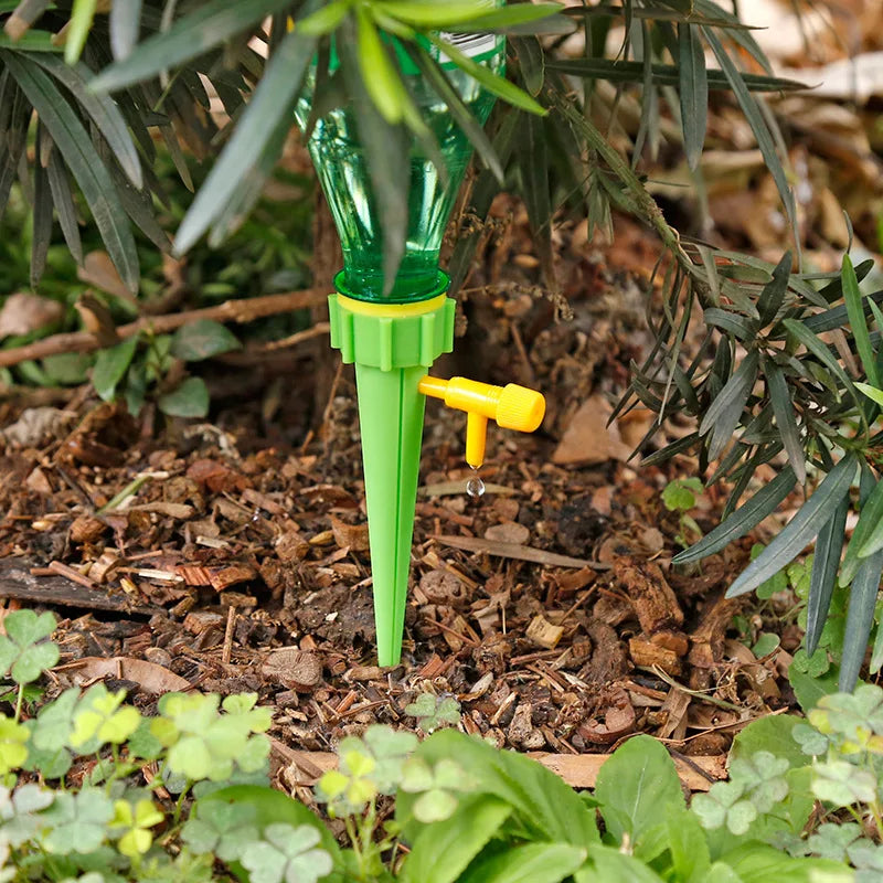 Adjustable Drip Irrigation Spikes Kit – Self-Watering System (3–12 Pcs)