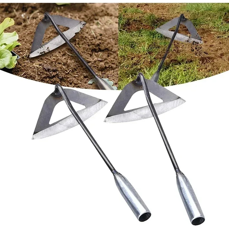 All-Steel Hollow Hoe – Handheld Weeding & Soil Loosening Tool
