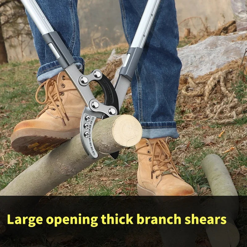 AIRAJ Telescopic Bypass Loppers – Gear-Driven, Cuts 30mm+ Branches