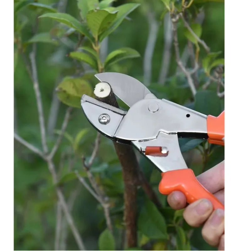 SK5 Steel Garden Pruning Secateurs — Ergonomic Bypass Shears for Trees, Bushes & Branches (20mm Cut Capacity)