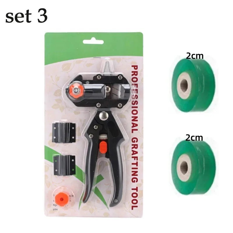 Professional Grafting Tool Kit – Pruner, Blades & Tape Set