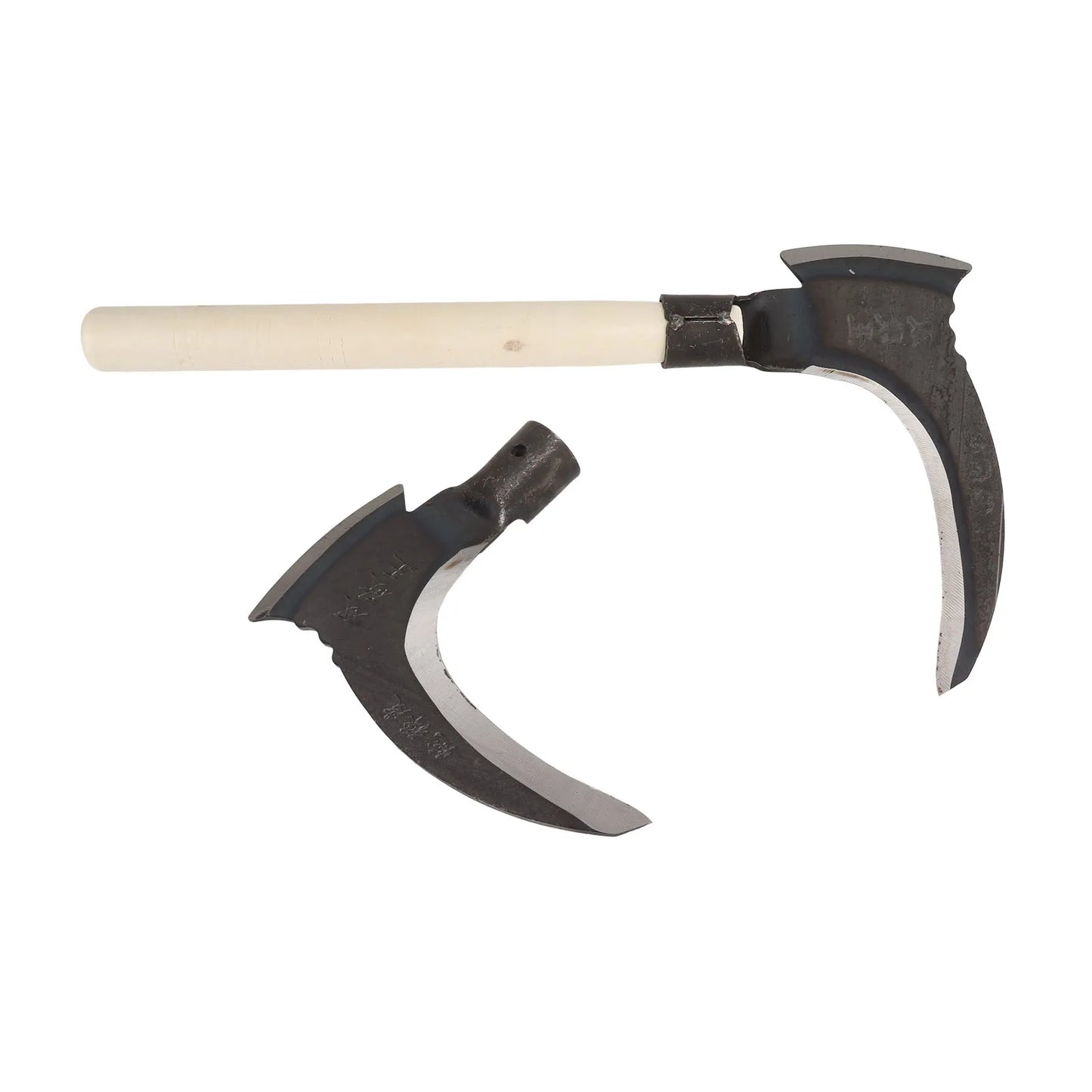 High Manganese Steel Double Sickle – Handheld Garden Cutting Tool