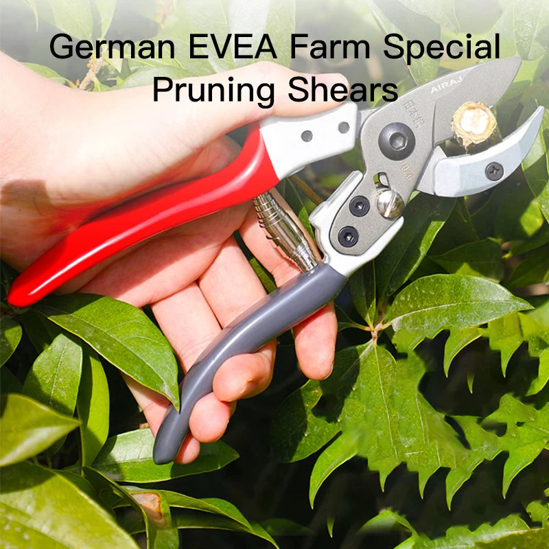 AIRAJ Bypass Pruning Shears – Sharp Garden Clippers for Trees & Bonsai