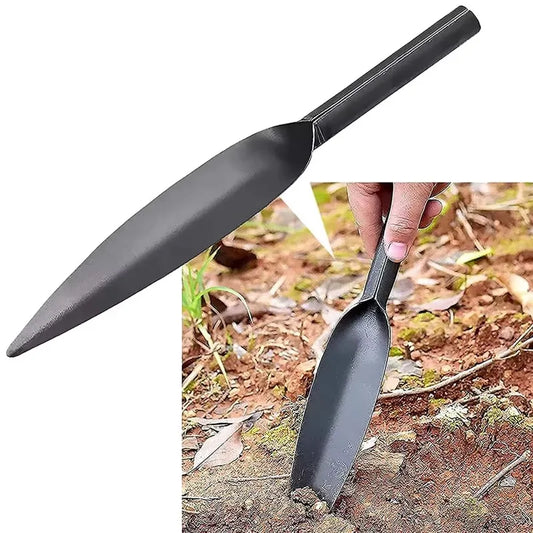 Carbon Steel Willow Leaf Shovel – Mini Soil Tool for Succulents & Pots