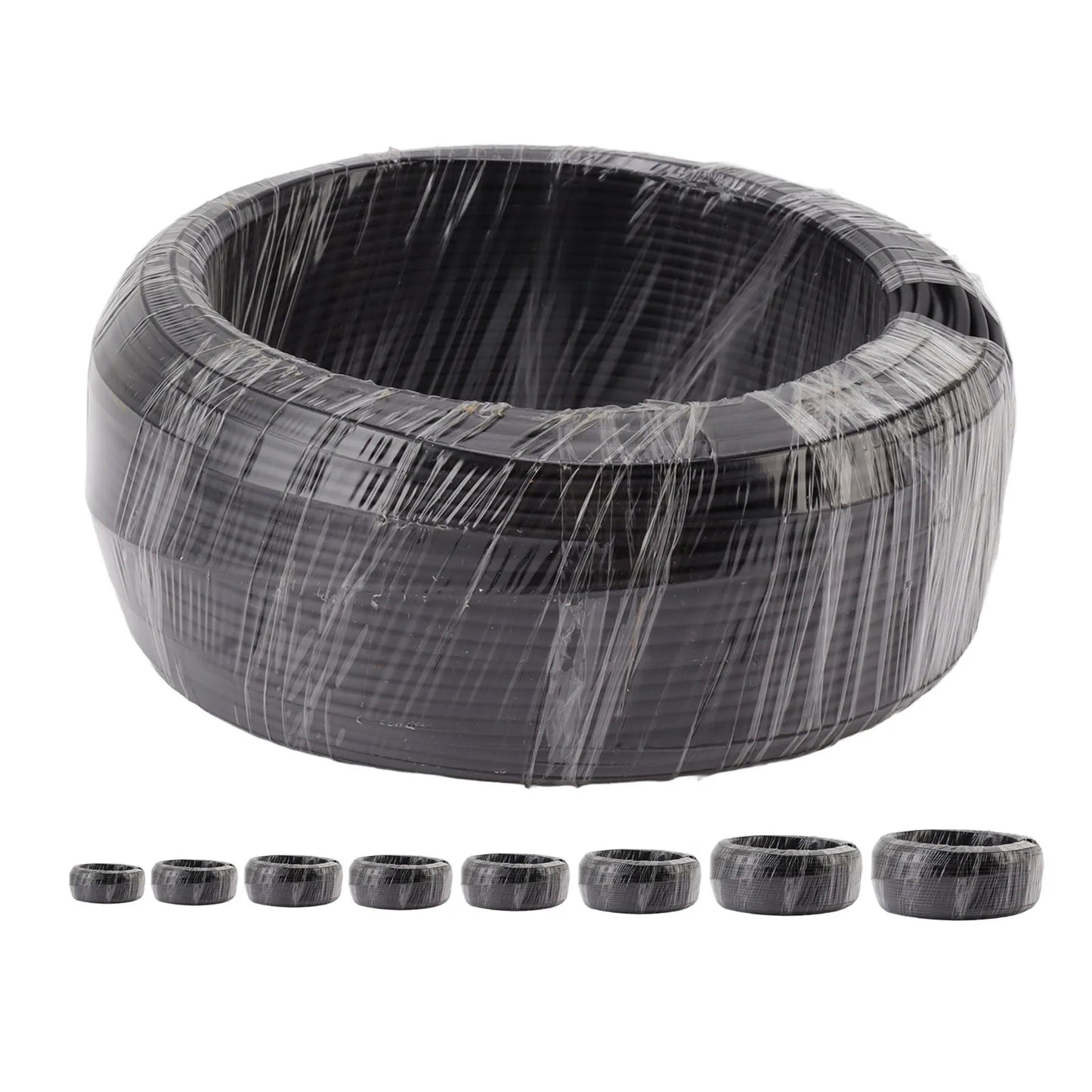 500g Black Aluminum Bonsai Training Wire — Flexible Tree Shaping Wire for Garden & Horticulture