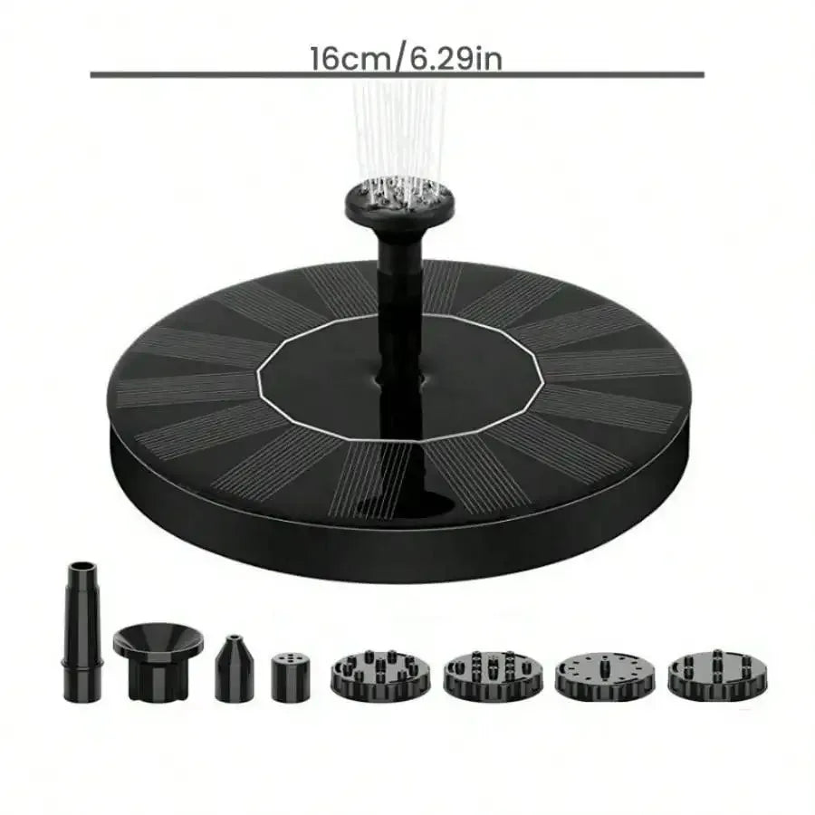 Solar Water Fountain – Mini Solar Powered Pump for Pools, Ponds, Bird Baths & Garden Decor