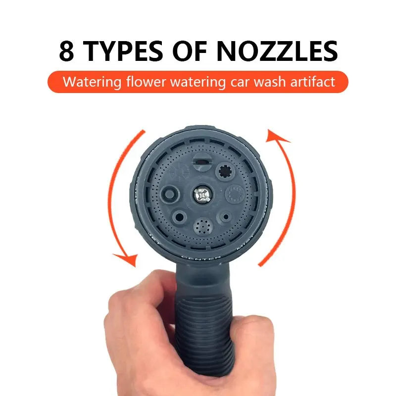8-Mode High-Pressure Garden Spray Gun – Adjustable Nozzle Hose Tool