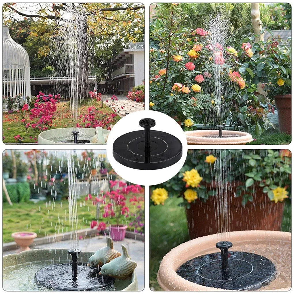 Solar Water Fountain – Mini Solar Powered Pump for Pools, Ponds, Bird Baths & Garden Decor