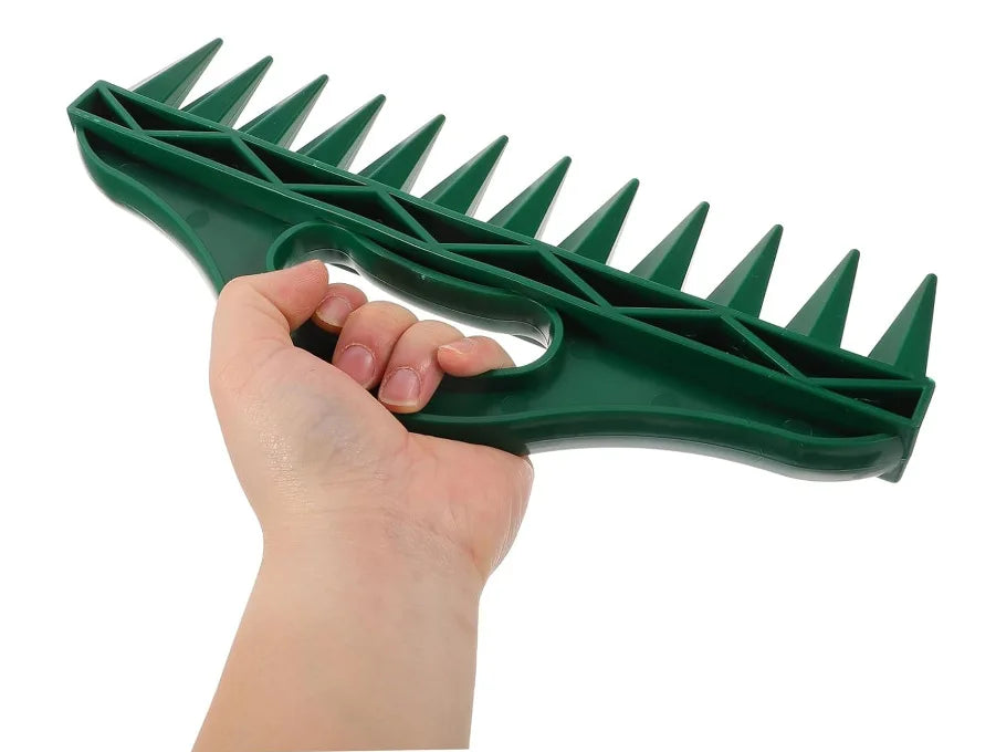 1pc Durable Plastic Hand Dibbler Garden Seeder Tool, 12-Hole Fast Seeding, Waterproof Planting Aid for Efficient Gardening