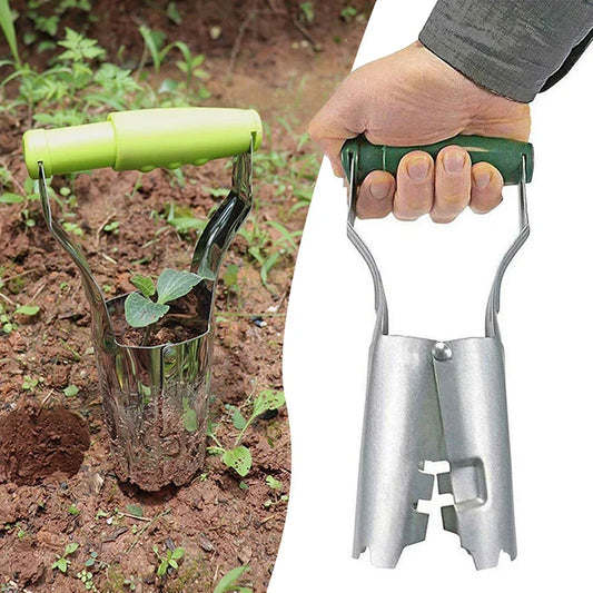 Handheld Seedling Transplanter – Cylinder Garden Bulb Planter Tool