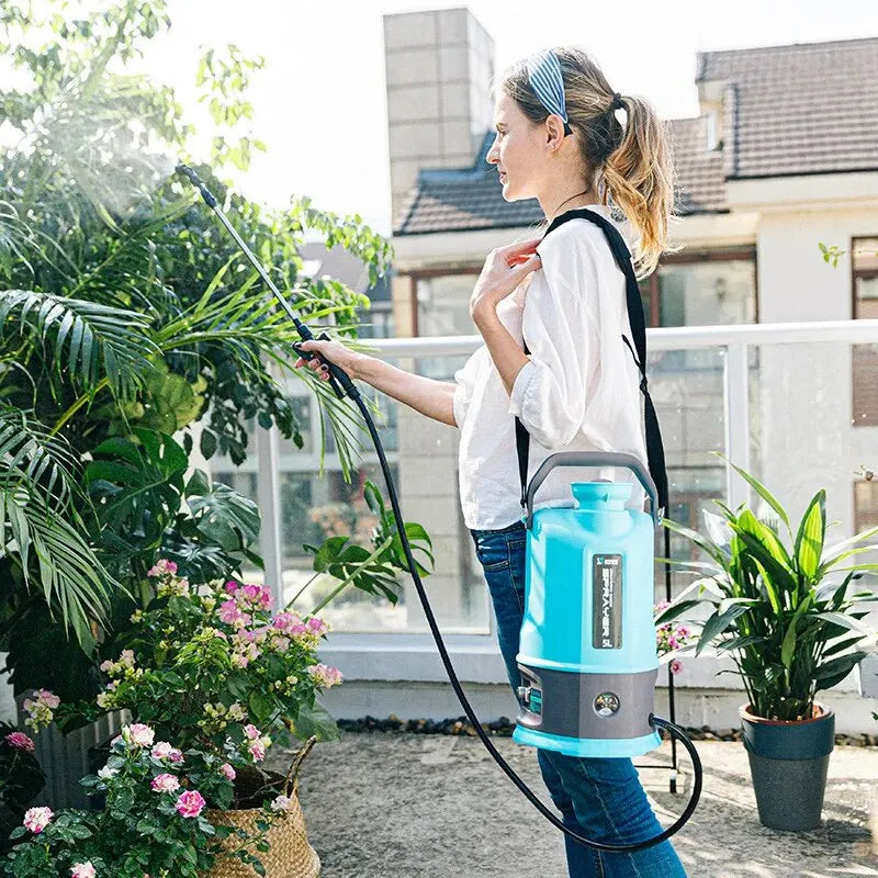 5L/8L/10L Rechargeable Electric Sprayer — High-Pressure Atomizer for Garden & Agricultural Use